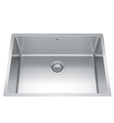 Kindred BSU1825-9N Brookmore 24 5/8" Single Bowl Undermount Stainless steel Kitchen Sink in Satin