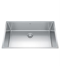 Kindred BSU1831-9N Brookmore 30 1/2" Single Bowl Undermount Stainless steel Kitchen Sink in Satin