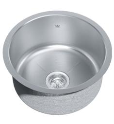 Kindred KSR1UA-9N 18 1/8" Single Bowl Undermount Stainless steel Kitchen Sink in Silk