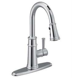 Moen 7260EV Belfield 15 5/8" Single Handle Deck Mounted High Arc Pulldown Smart Kitchen Faucet