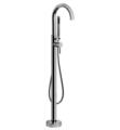 Graff G-1752-LM3F M.E. 25 44 3/8" Floor Mounted Exposed Tub Filler with Handshower and Diverter
