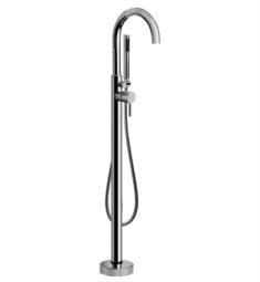Graff G-1752-LM3F M.E. 25 44 3/8" Floor Mounted Exposed Tub Filler with Handshower and Diverter