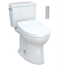 TOTO MW7763056CSG#01 Drake 28 3/8" Two-Piece 1.6 GPF Single Flush Elongated Toilet with Washlet+ S550E in Cotton