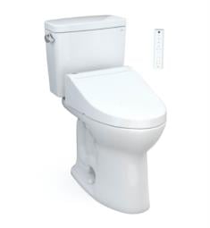 TOTO MW7763084CSG#01 Drake 28 3/8" Two-Piece 1.6 GPF Single Flush Elongated Toilet with Washlet+ C5 in Cotton