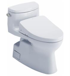 TOTO MW6443056CEFG#01 Carolina II 28 3/8" One-Piece 1.28 GPF Single Flush Elongated Toilet with Washlet+ S550E in Cotton