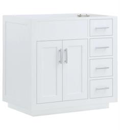 Fairmont Designs 1553-V36R Brookings 36" Freestanding Single Bathroom Vanity Base in Polar White