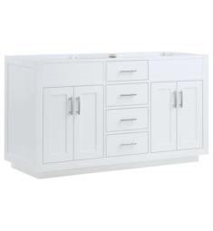 Fairmont Designs 1553-V6021D Brookings 60" Freestanding Double Bathroom Vanity Base in Polar White