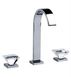 ROHL 627.30.800.11-2 Jorger Empire Double Handle Widespread Bathroom Sink Faucet with Clear Crystal Glass Handle