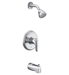 Moen UTL183EP Chateau M-CORE 2-Series Single Handle Pressure Balance Tub and Shower Faucet with Eco-Performance Showerhead in Chrome