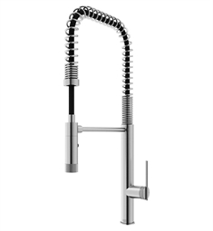 VIGO VG02037 Sterling 22 1/2" Single Handle Pull Down Kitchen Faucet