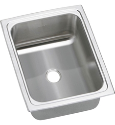 Elkay BPSFRQ1215 Celebrity 12 1/2" Single Bowl Drop-In Stainless Steel Bar Kitchen Sink with Quick-Clip in Brilliant Satin