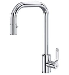 ROHL U.4546HT-2 Armstrong 15 7/8" Single Hole Deck Mounted Pull-Down Kitchen Faucet With U-Spout