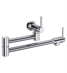 ROHL U.4899LS-2 Holborn 8" Single Hole Wall Mount Pot Filler with Lever Handle