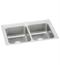 Elkay BPSR2317 Celebrity 23" Equal Double Bowl Drop-In Stainless Steel Kitchen Sink in Brilliant Satin