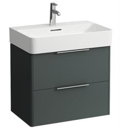Laufen H4023121102661 Base 25" Wall Mount Single Bathroom Vanity Base in Traffic Grey with Two Drawer