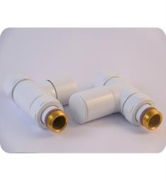 ICO A102 Tuzio 1" Wall Mount Straight Valve Set for Hydronic Towel Warmer