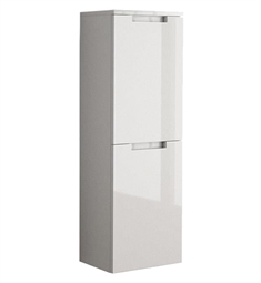 LaToscana OAC024D Oasi 41 3/4 " Wall Mounted Linen Tower with Right Side Hinges with Soft Closing Doors