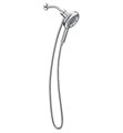 Moen N400H0 Nebia Quattro 6 1/2" Wall Mount Four-Function Handshower with Cradle and Hose