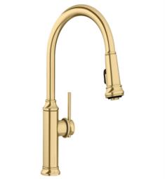 Blanco 442980 Empressa 16 3/8" Single Handle Deck Mounted Pull-Down Kitchen Faucet in Satin Gold