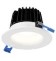 DALS Lighting RGR4-CC 1 Light 4 1/2" LED Round Smooth Baffle Regressed Recessed Downlight