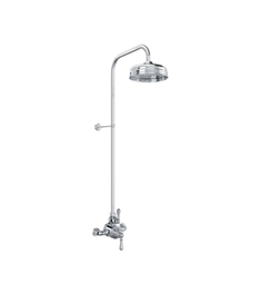 ROHL U.GA19W2LS Perrin and Rowe Georgian Era 1.8 GPM Wall Mount Thermostatic Shower System with Lever Handle