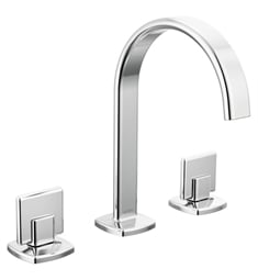 Brizo 65367LF-LHP-ECO Allaria 8 3/8" Widespread Arc Spout Bathroom Sink Faucet - Less Handle