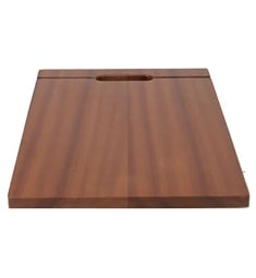 Nantucket CB-S18121 Premium Kitchen 18" Sapele Wood Cutting Board in Brown