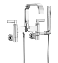 Brizo T70368 Allaria Double Handle Tub Filler Trim Kit with Lever Handles