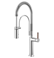 Brizo 63375LF-LHP Odin 22 7/8" Single Handle Deck Mounted Semi-Professional Kitchen Faucet - Less Handle
