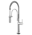 Brizo 64375LF-LHP Odin 23 3/8" Single Hole Deck Mounted Kitchen Faucet with Smart Touch Technology - Less Handle