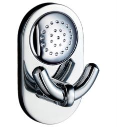 Smedbo GK356 Club 1 3/4" Wall Mount Double Towel Hook in Polished Chrome