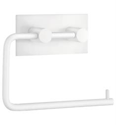 Smedbo BX1098 Beslagsboden Wall Mount Self Adhesive Toilet Paper Holder in White