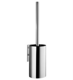 Smedbo BK1035 Beslagsboden 11" Wall Mount Self-Adhesive Toilet Brush in Polished Stainless Steel with Holder