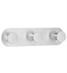 Smedbo B1113 Round Wall Mount Triple Hook in Polished Stainless Steel