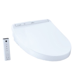 TOTO SW3036#01 15 1/8" K300 Washlet Elongated Bidet Toilet Seat with Wireless Remote Control in Cotton White