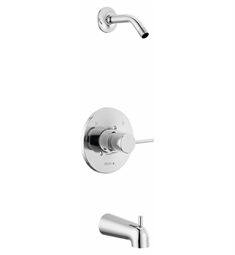 Delta T14459-LHD-PP Modern 14 Series Pressure Balance Tub and Shower Faucet - Less Showerhead