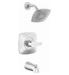 Delta T144339-PP Modern 14 Series Pressure Balance Tub and Shower Faucet with Single Function Showerhead