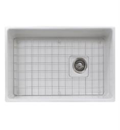 Nantucket T-FCFS3019-OSD Cape 30" Single Bowl Undermount/Apron Front Fireclay Kitchen Sink with Grid and Drain