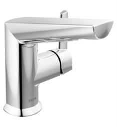 Delta 572-MPU-DST Galeon 6" Single Handle Bathroom Sink Faucet with Metal Push Pop-Up Drain