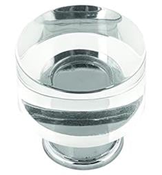 Hickory Hardware P3709-CACH-10B Midway 5 3/4" Round Cabinet Knob in Crysacrylic with Chrome - Pack of 10