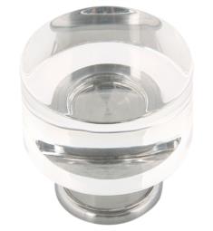 Hickory Hardware P3709-CASN-10B Midway 5 3/4" Round Cabinet Knob in Crysacrylic with Satin Nickel - Pack of 10