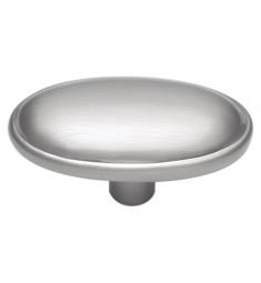 Hickory Hardware P517-SC Tranquility 1 3/4" Oval Cabinet Knob in Satin Silver Cloud