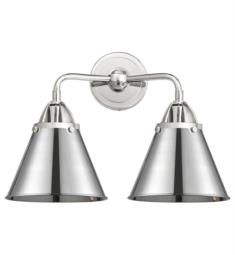 Innovations Lighting 288-2W-M13 Nouveau 2 Appalachian 2 Light 16" Metal Shade Vanity Light with LED or Incandescent Bulb Option