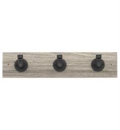 Hickory Hardware S077228-8B Pipeline 18" Wall Mount Three Rack Hook - Pack of 8