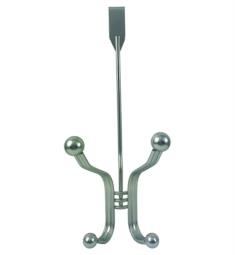Hickory Hardware S077540-12B Over the Door Hooks 4 3/4" Wall Mount Double Robe Hook - Pack of 12