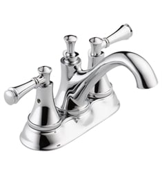 Delta 25713LF-ECO Silverton 4 3/8" Two Handle Centerset Bathroom Faucet in Chrome with ECO-Performance