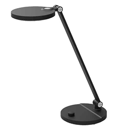 Dainolite PRT-178LEDT-BK Prescott 1 Light 1" LED Freestanding Table Lamp in Matte Black