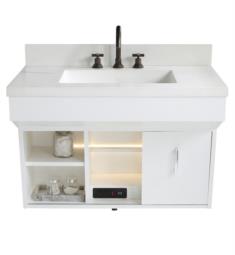 Fairmont Designs 1553-WV36 Brookings 36" Wall Mount Single Bathroom Vanity Only in Polar White