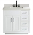Fairmont Designs S-200WH Rectangular White Ceramic Undermount Sink