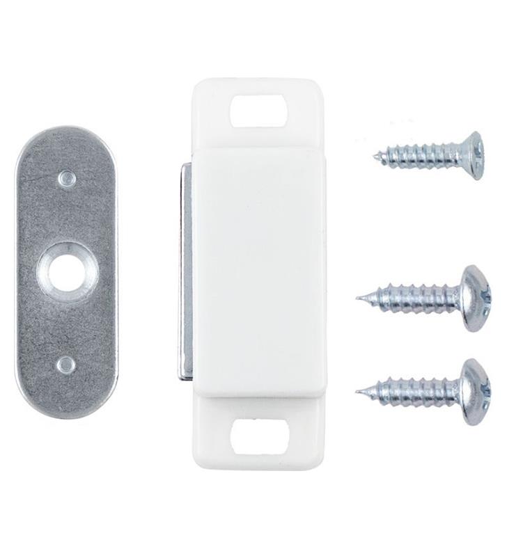 Hickory Hardware Small Magnetic Catch, White P650-W